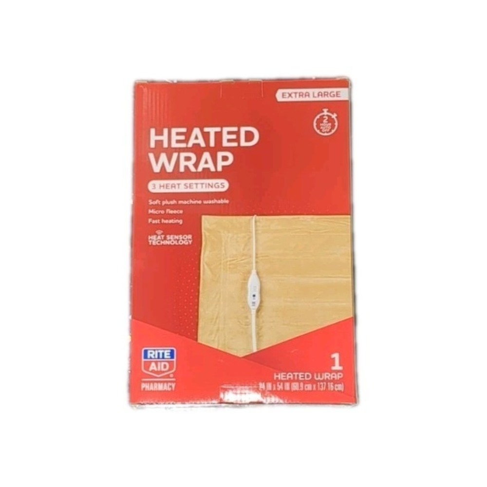 Rite‎ Aid Heated Wrap, 3 Settings, Extra Large, 24 x 54 in